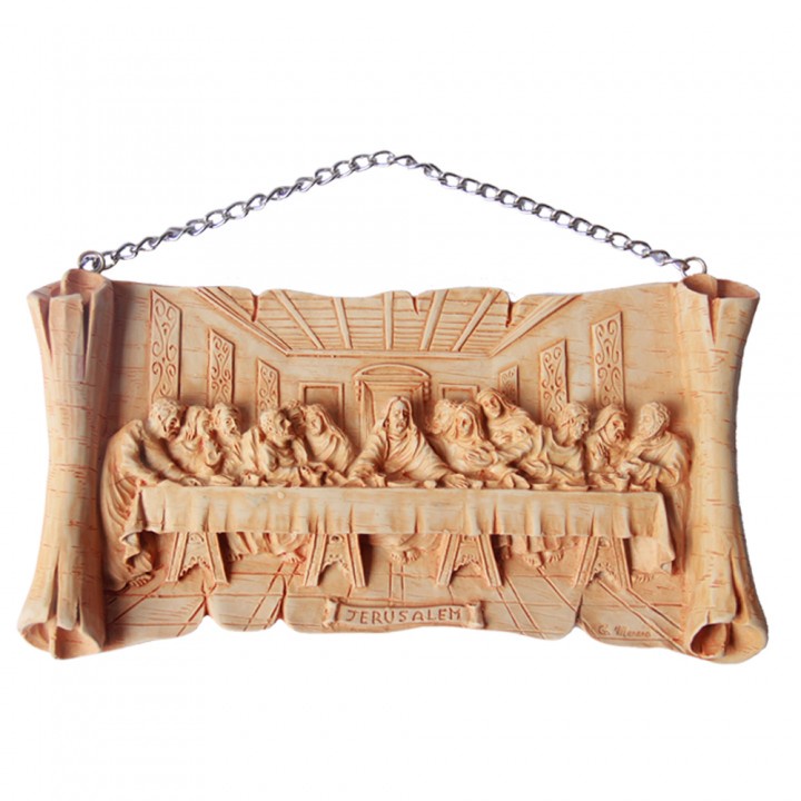 pajangan Hiasan Dinding Perjamuan Kudus Antique Padat Hiasan Dinding Perjamuan Kudus kualitas premiu