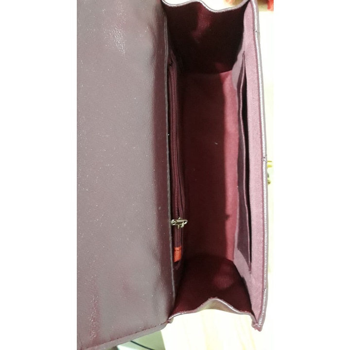 BJ65115 - BLACK/RED/REDWINE - TAS IMPORT TERMURAH TERLARIS BAGSTORE JAKARTA FASHION WANITA ZCJ5115