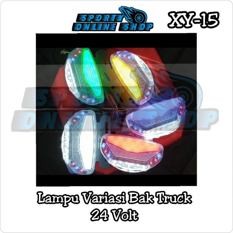 Lampu Variasi Bak Truck 24 Volt Isi 4 Pcs XY-15