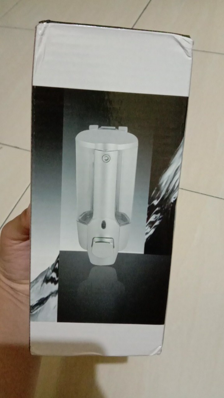 Dispenser Single Tabung Tempat Sabun Cair Dinding Hand Soap Cuci Tangan Kamar Mandi Wastafel Dapur