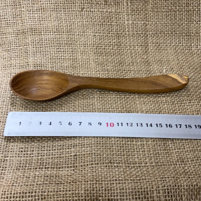 Sendok Makan Kayu 18cm / Wooden Eating Spoon