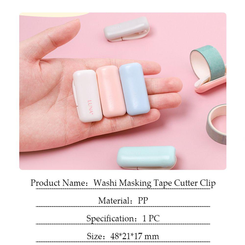 LANFY Masking Tape Cutter Random 1pc Candy Color Seni Stiker Selotip Plastik Organzier