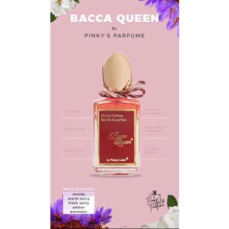 Pinkys Parfume Bacaa Queen dupe of Baccarat