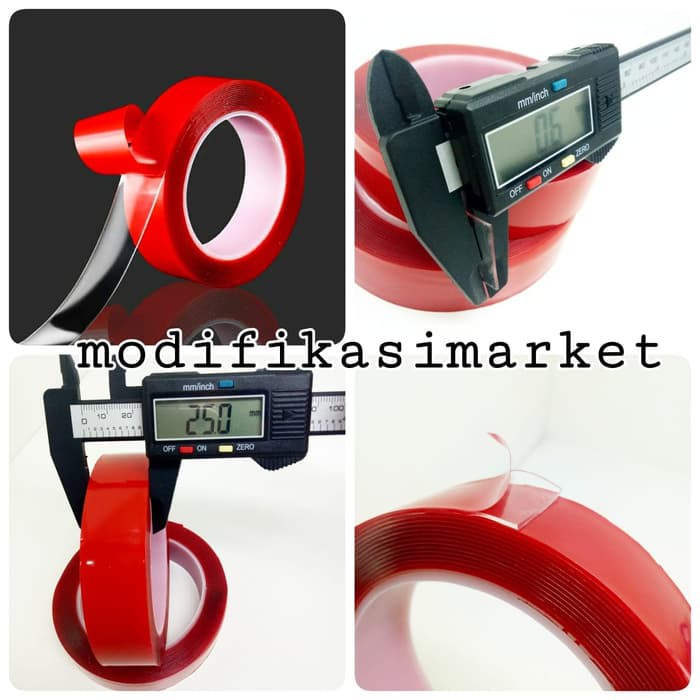 

$$HARGA MURAH$%$$ DOUBLE TAPE 3M BENING CLEAR TEBAL IMPORT 2.5CM X 4.5METER