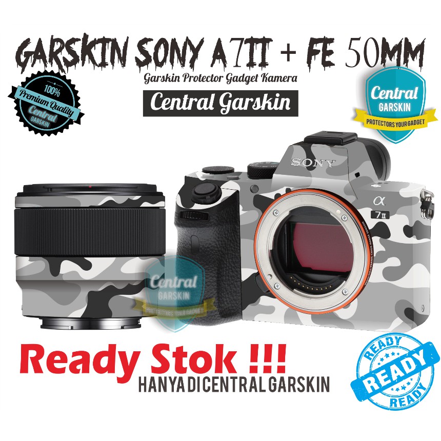 Garskin Kamera Sony a7II & Fe 50mm 1.8  - camoflado