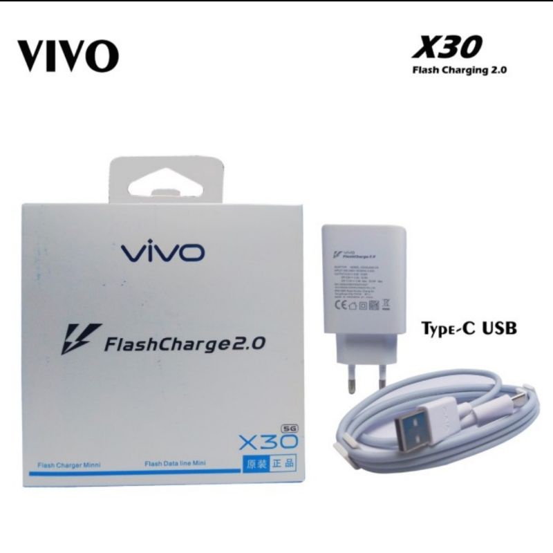 CHARGER VIVO V17 PRO / Z1X / X27 SUPER CHARGE ORIGINAL 100% USB C