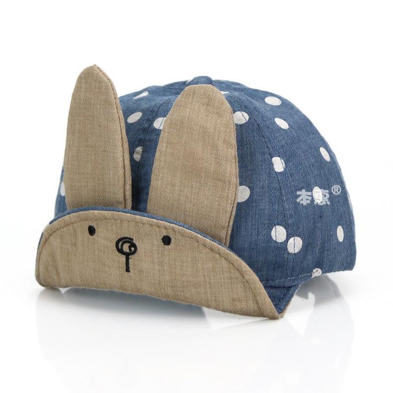 Topi Anak Rabbit | Hat Bunnie Polka