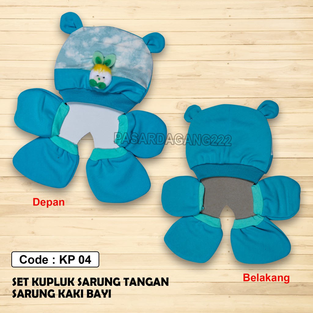 TOPI KUPLUK BAYI SET 3IN 1 KP04