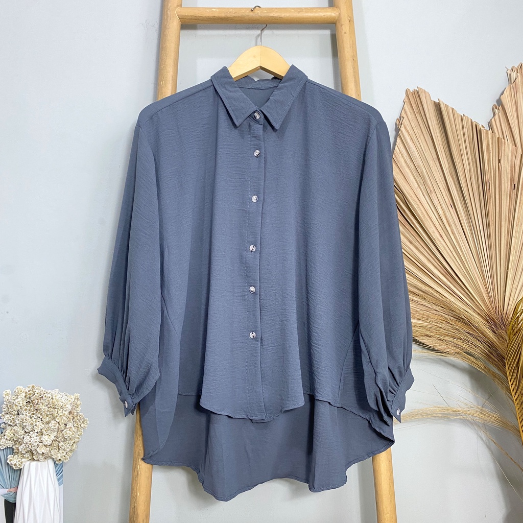 KEMEJA BLOUSE OVERSIZE GLADYS AIRFLOW DAILY OFFICE SHIRT PREMIUM B598