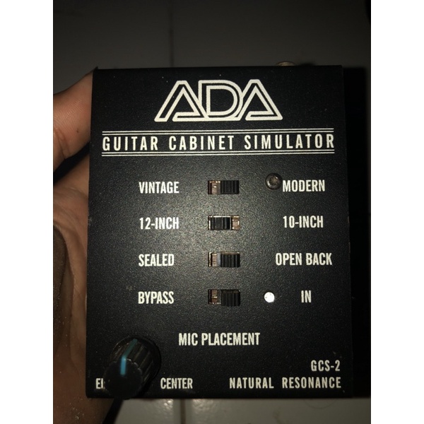 ADA Cabinet Simulator GCS-2 Guitar Cabinet Simulator Pure Analog Circuit made in California