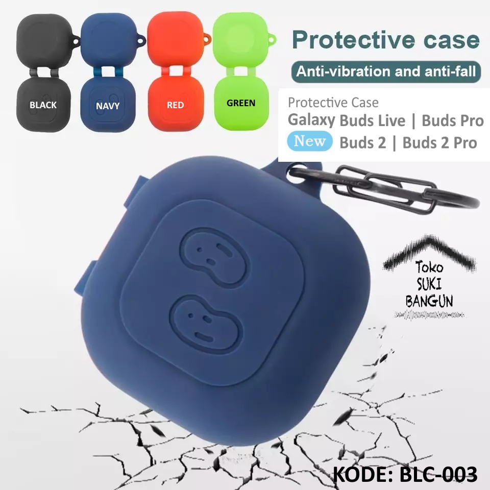 Casing Samsung Galaxy Buds2 Pro / Buds Live / Buds Pro / Buds 2 Case SIMPLE Silicone Cover BLC-003