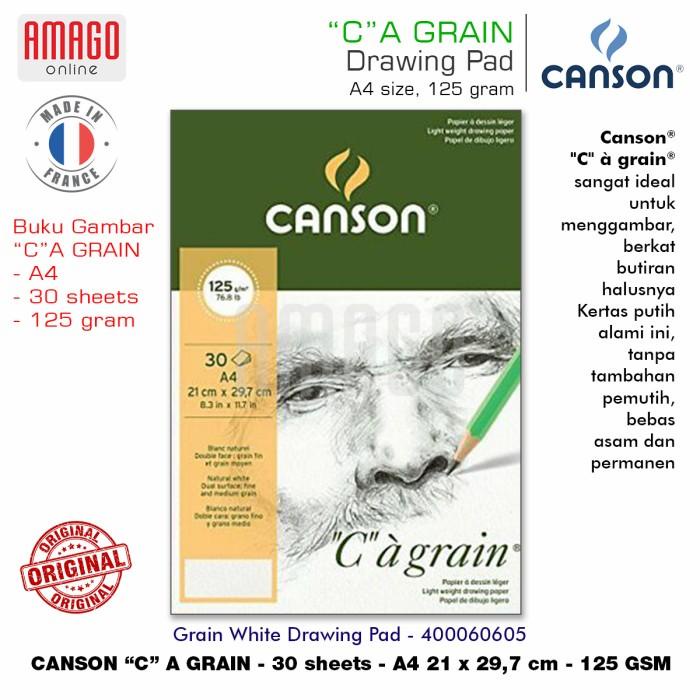 

Lora | Buku Canson C A Grain - A4 50 Sheets - 125 Gram - 400060605