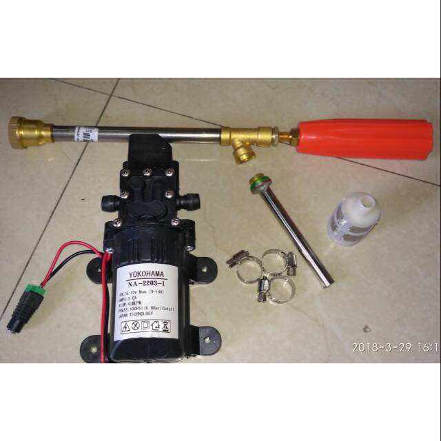 Alat Cuci Motor Mobil Tanpa Selang dan Adaptor