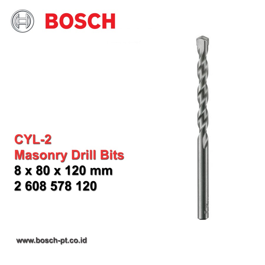 MATA BOR BETON BOSCH CYL-2 5MM - 12MM ORIGINAL!!