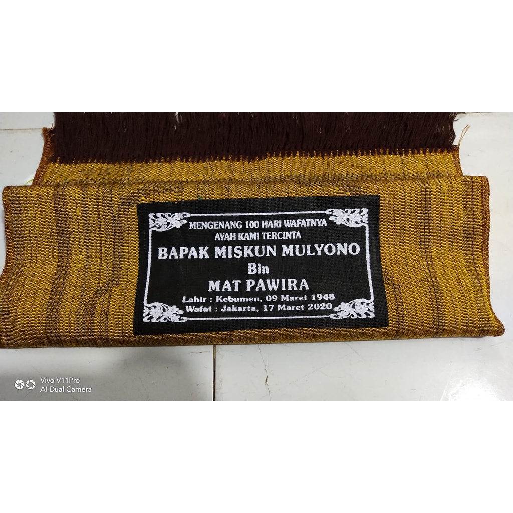 SAJADAH RISALAH BESAR PLUS SABLON