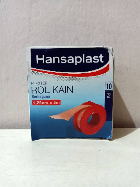 Hansaplast Plester Rol Kain 1,25cm x 5m