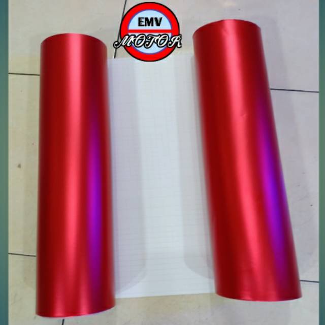 Skotlite,scotlite,skotlet,sticker wraping merah doff mate infinity