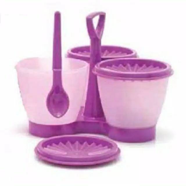 Condimate Set Ungu by Tupperware