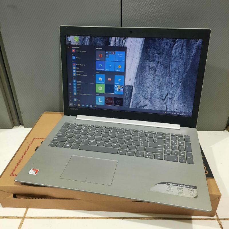 Laptop Lenovo ideapad 320 Amd A12-9720P, Gen 7th  Ram 8/ 1Tb Vga Radeon R7 Graphic Layar 15,6 inch Gaming editing desain siap pakai