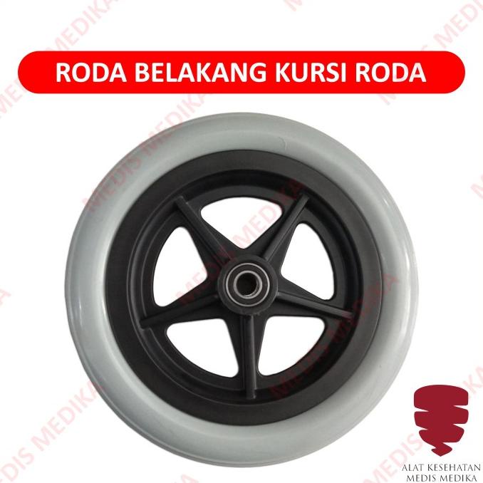 Roda Belakang Kursi Roda Travelling Sparepart Suku Cadang Wheelchair