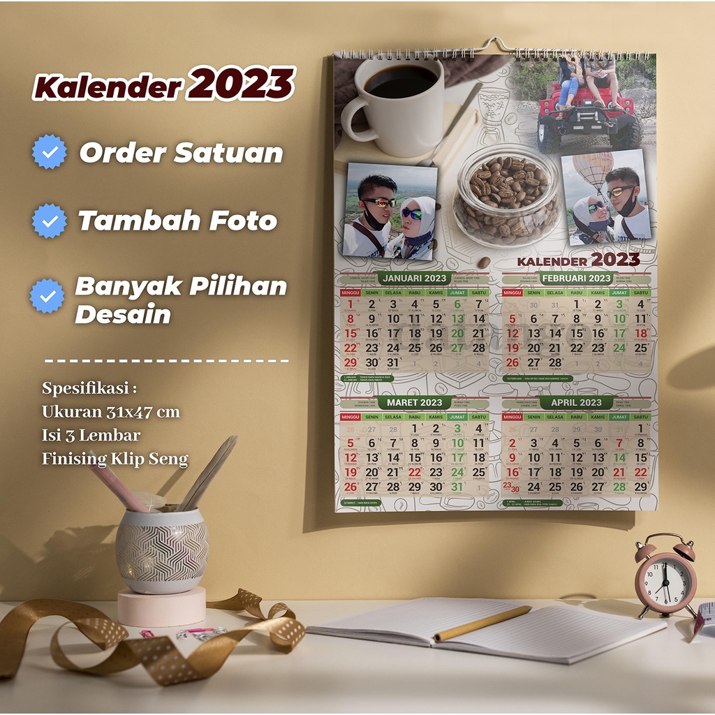 

Kalender isi 3 lembar