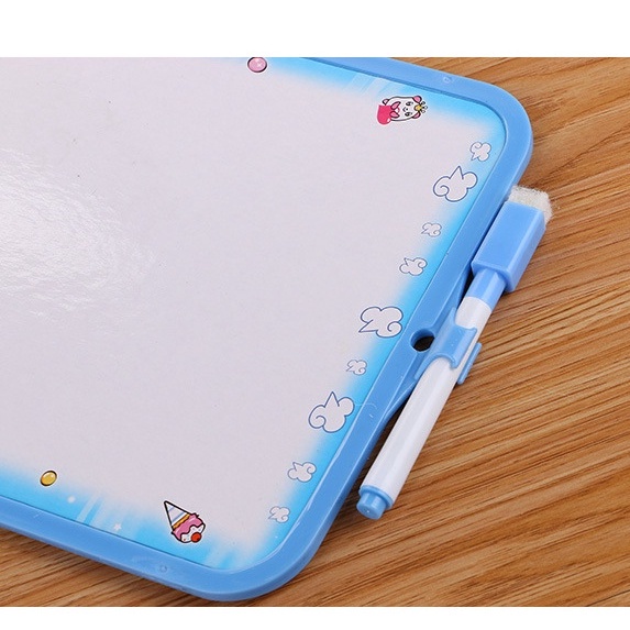 White Board Mini Papan Tulis Gambar Edukasi Spidol Bisa Dihapus GMALL-ST0040