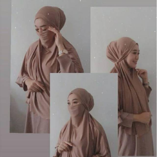 Hijab madina / hijab instan syar'i / hijab instan cadar