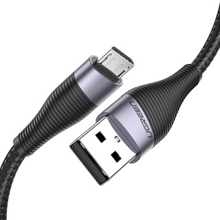 UGREEN 1Meter Micro USB Cable USB to Micro USB 2.0 Android Charger Lead Fast Charge Cord for Samsung A10 S7 S6 J6 J4+, Huawei P Smart, Ulefone Note 7, Nokia 2.1, Sony Xperia X, Xiaomi A2 Lite, PS4 etc