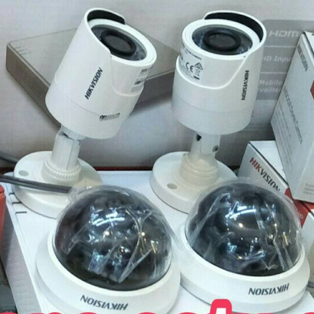 PAKET KAMERA CCTV 4CH2MP 1080P HIKVISION KOMPLIT