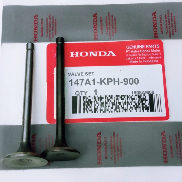 Payung Klep Set Valve In Ex Honda Karisma Kharisma Supra X 125 KPH Isi 2 Pc
