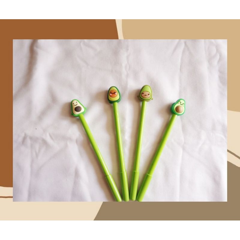 

Pulpen karakter avocado