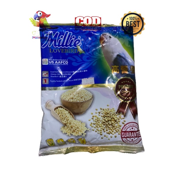 Jual PAKAN BURUNG MILLIE LOVEBIRD MILET PUTIH MILLIE MILLIE LOVEBIRD