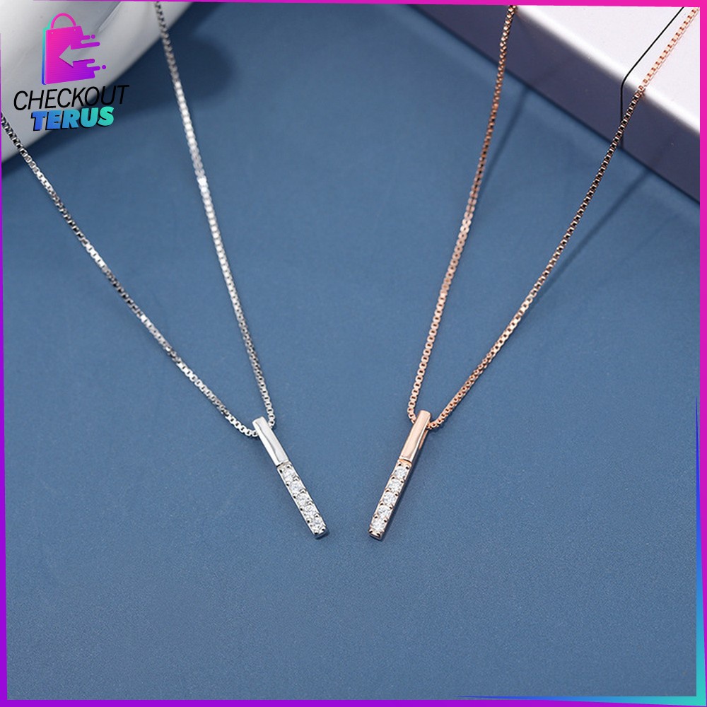 CT K60 Kalung Bandul Mutiara Korean Style Perhiasan Aksesoris Wanita Kalung Berlian Anti Karat Kalung Titanium Bisa Untuk Hadiah