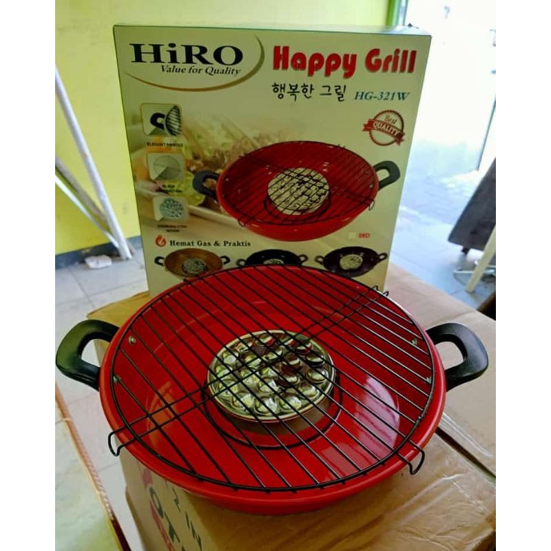 Happy call grill Hiro panci bakaran alat panggang alat bakar bagus dan