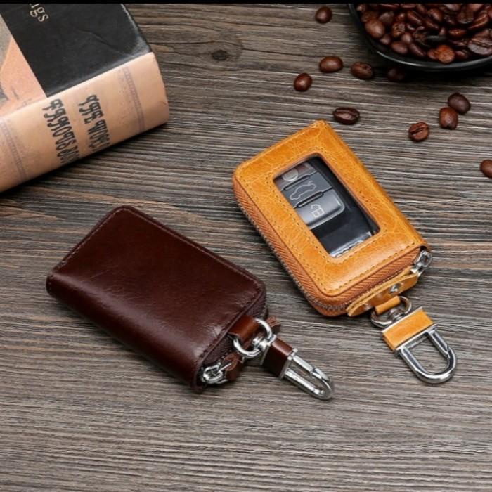 Dompet Kunci Mobil Keyless Kulit Asli. Dompet STNK