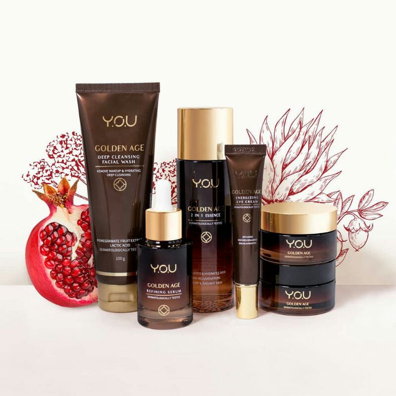 (BISA COD) PAKET SATUAN SKINCARE GOLDEN AGE Y.O.U