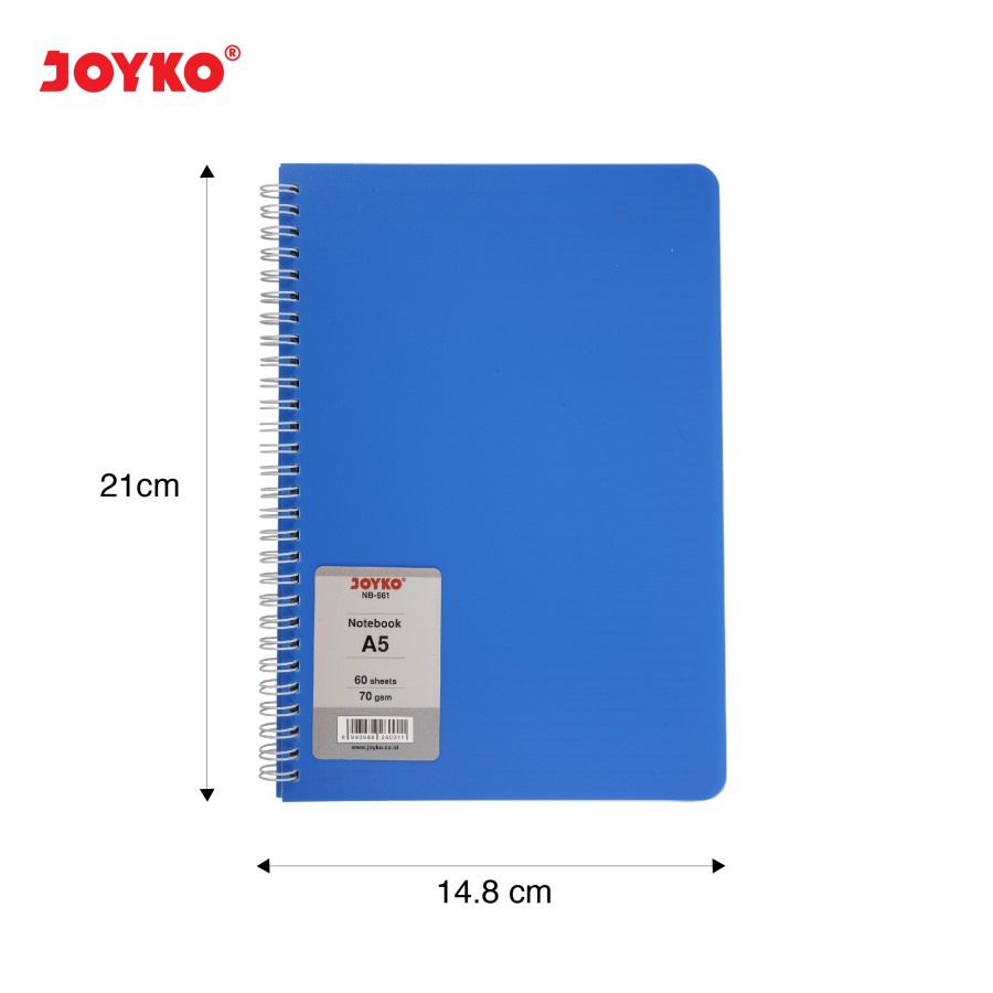 

Joyko Notebook Diary A5 60 Sheets /Buku Catatan Agenda Bergaris NB-661