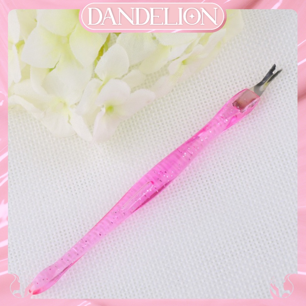 DND Pendorong Pembersih Kutikula Lidah Ular Cuticle Trimmer Nail Art Tool Pedicure Manicure