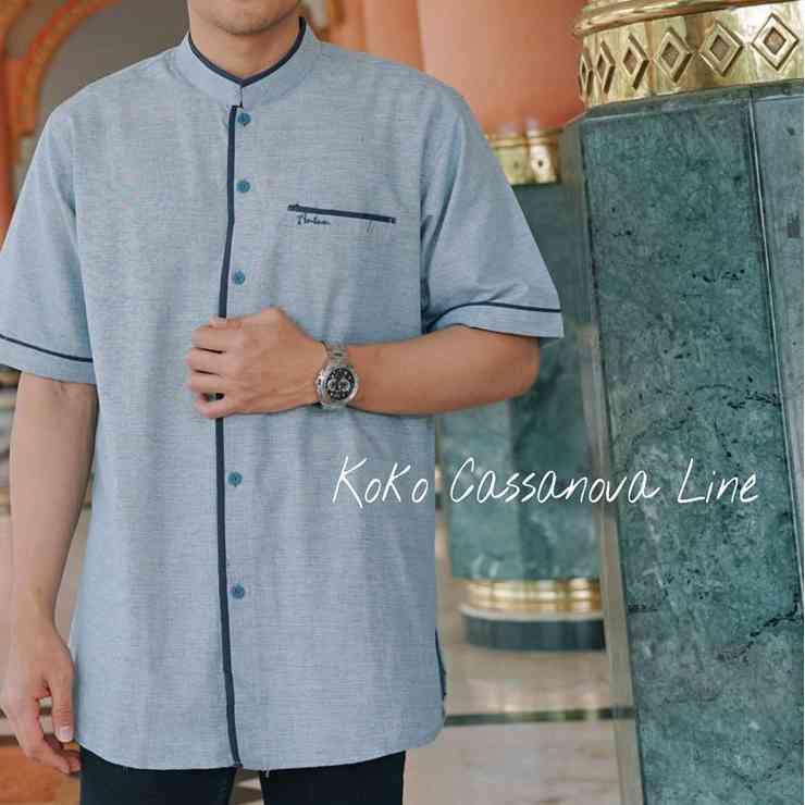 Baju Koko Cass Line Antum