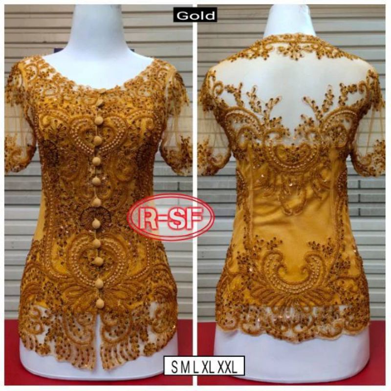 KEBAYA PAYET ORI /KEBAYA PAYET LENGAN PENDEK/KEBAYA PAYET MEWAH