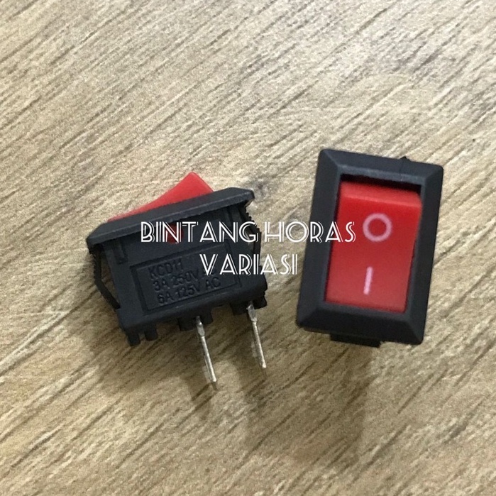 Jual SAKLAR SWITCH MINI ON-OFF 2 KAKI MERAH | Shopee Indonesia
