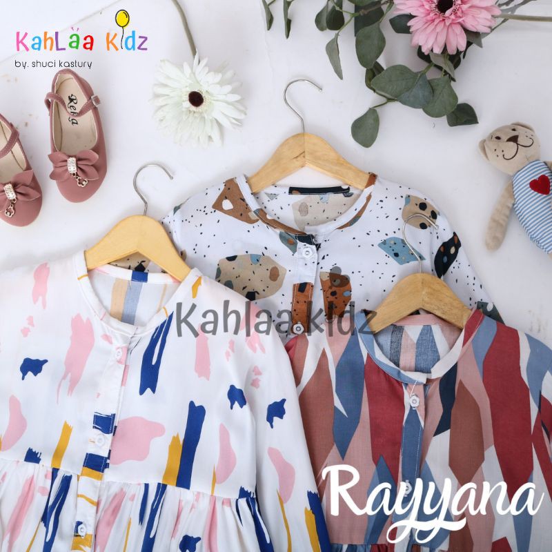 one set gamis anak RAYYANA SERIES kahlaa kidz
