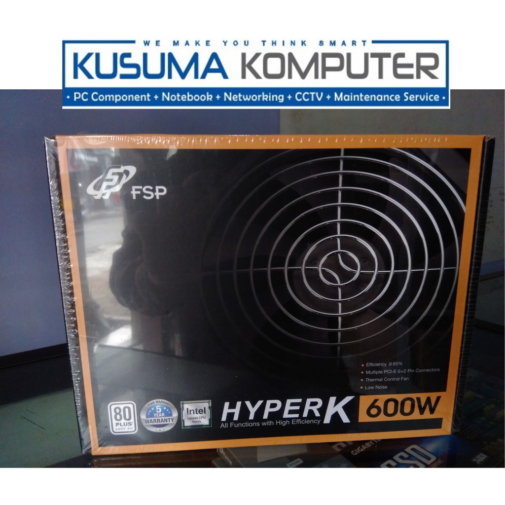 Fsp Psu Hyper K 600W 80 Plus Bronze