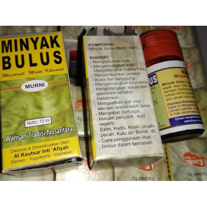 

Jual Minyak Bulus Murni Murah