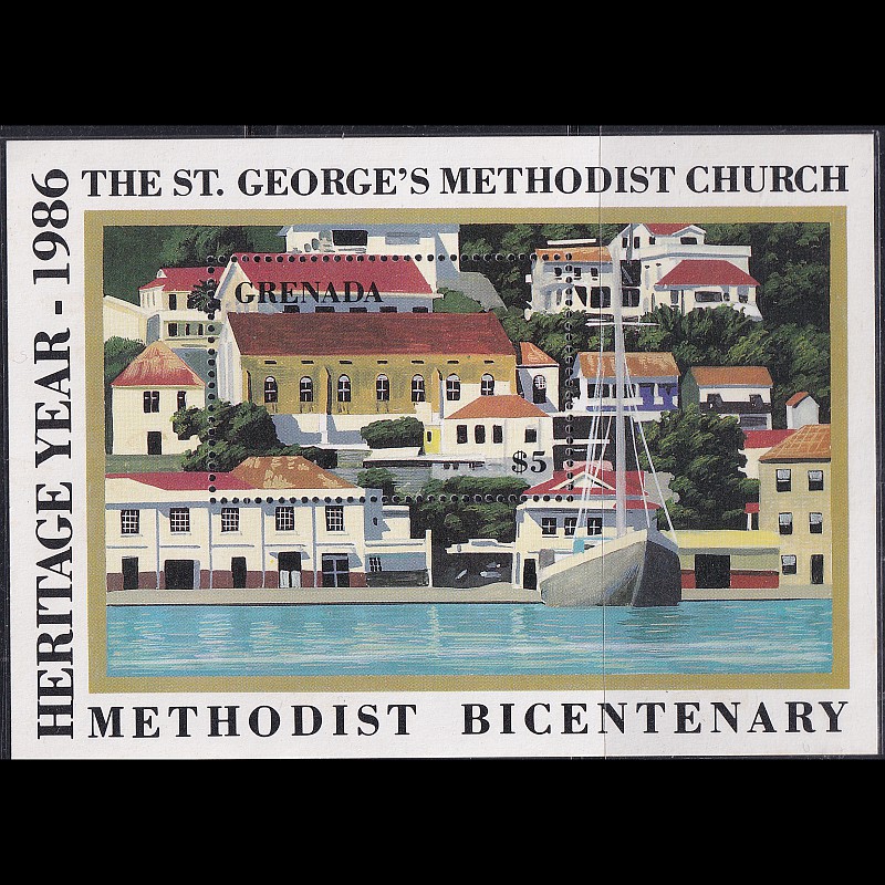 

Prangko Grenada 1986 - The 200th Anniversary of Methodist Church in Grenada