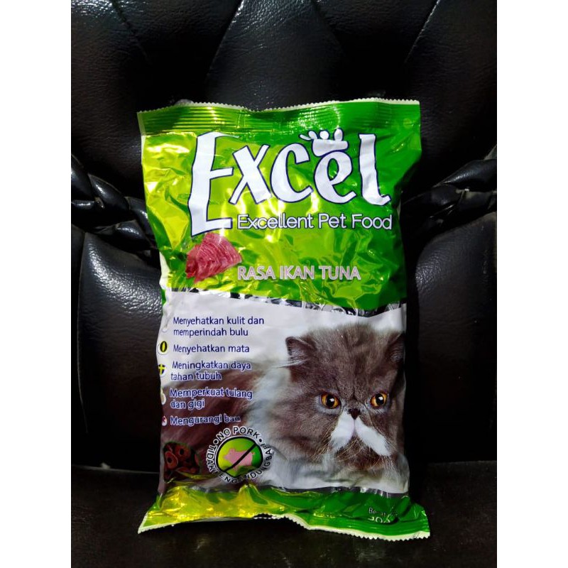 Makanan Kucing Excel 500gr Rasa Ikan Tuna Shopee Indonesia