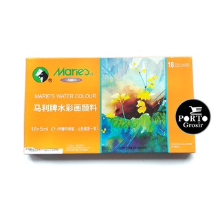 Maries Gouache WaterColour Cat  Air Solid Opaque Tebal 