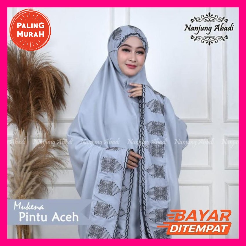 Mukena Ied Jihan - Atasan Bahan: Brocade Premium Lapis Katun Sutera Hq Mix Swarovsky| Bawahan Bahan: