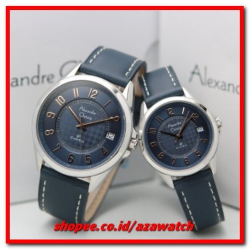Jam Tangan Alexandre Christie Couple Original Jam Tangan AC Kulit Jam Tangan Original Terbaru