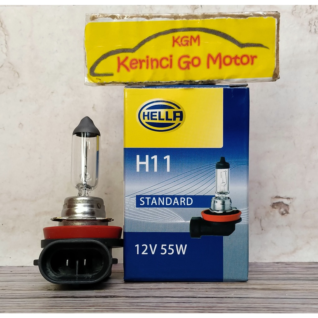 HELLA BOHLAM LAMPU HALOGEN H11 12V 55W 8GH 178 555 111